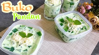 BUKO PANDAN JELLY DESSERT RECIPE  Ide Bisnis Jualan [upl. by Christoph]