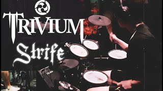 Trivium  Strife drum cover [upl. by Atelokin]