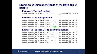 JS Math Object [upl. by Schultz247]