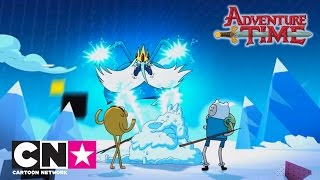 Jake and Finn on the Snow  Adventure Time  Cartoon Network [upl. by Steffy16]