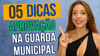 05 DICAS PARA SER APROVADO NOS CONCURSOS DA GUARDA MUNICIPAL carreirapolicial guardamunicipal [upl. by Alf]