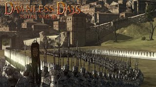 LEGENDARY BATTLE OF THE FIVE ARMIES  Dawnless Days Total War Multiplayer Siege [upl. by Enyahs]