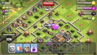 Clash of Clans  All Out Level 5 Giant Raid  TH8 [upl. by Ayotnom570]