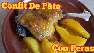 Confit De Pato a La Naranja Con Peras [upl. by Marteena543]