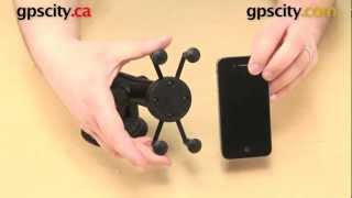 RAM Universal XGrip Locking Suction Cup Mount In Use RAMB166UN7U [upl. by Airemat]