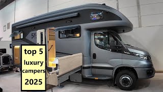 Top 5 luxury campers for 2025 [upl. by Nosneb169]