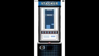 STACKER Arcade Game Attract Mode LAIGames arcade gameplay [upl. by Marissa653]