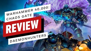 Warhammer 40K Chaos Gate  Daemonhunters Review [upl. by Sardella]