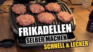 Frikadellen selber machen im Tefal OptiGrill [upl. by Pacorro]