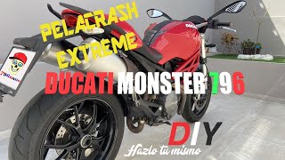 Instalar TOPES ANTICAÍDA Ducati Monster 796 😎🔧🛵 [upl. by Colner]