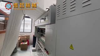 HC3200H HIGH SPEED COMPUTERIZED MULTINEEDLE BORDER QUILTING MACHINE [upl. by Ellehsal]