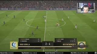 Huge Gorilla playing against Kurt full Twitch stream 03272018 FIFA 18 Tournament [upl. by Meikah936]