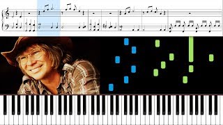 Perhaps Love John Denver  Piano Tutorial  Sheets [upl. by Stanway974]