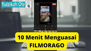 Tutorial Cara Menggunakan Aplikasi FilmoraGo di hp Android untuk Pemula [upl. by Ramses683]