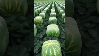 Enjoy beautiful square Watermelon 🍉 [upl. by Thorncombe]