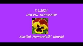 Jasminka HolclajtnerRoyal Astro StudioDnevni horoskop za 742024 [upl. by Ahtan]