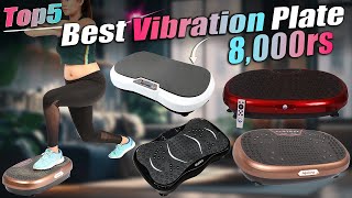 Top 5 Best Vibration Plate machine  best vibration plate in india 2024 for Exercise💥 [upl. by Ardnauq]