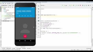 Tutorial 9  Telephony for call and SMS  Android App Development for Beginners [upl. by Mihe68]