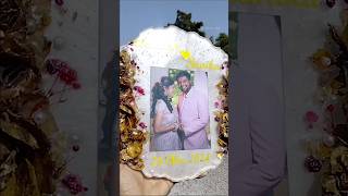 Wedding varmala preservation resin frame ytshorts resinart art wedding love ytviral trending [upl. by Amelie]