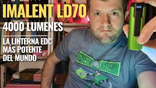 La linterna EDC más potente del mundo Imalent LD70 [upl. by Yrome821]