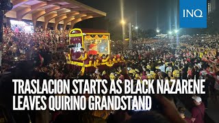 Traslacion starts as Black Nazarene leaves Quirino Grandstand [upl. by Lachlan]