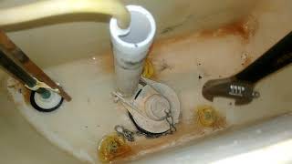 Step by Step Installing a Fluidmaster Universal Repair Kit on a Kohler Toilet [upl. by Philipp]