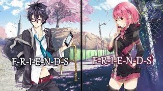 Nightcore  FRIENDS Switching Vocals  Lyrics [upl. by Arannahs842]