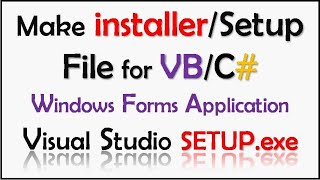 How to create an installer for visual studio application using NSIS  setup installation file [upl. by Anitsua597]