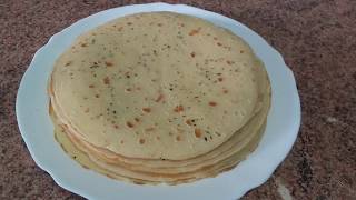 Masa para crepes salados comida de Marruecos [upl. by Ykcul]