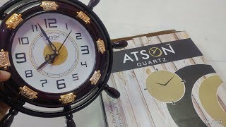 Atson Quartz wall clock  wooden lock wall clock [upl. by Brett]