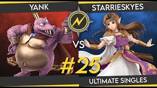 Thunderstrike 25  Yank King K Rool vs StarrieSkyes Zelda ZSS [upl. by Nosoj614]