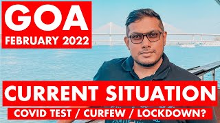 Goa Situation Update  February 2022  GuidelinesCurfew Covid Test Watersports Casinos  Goa Vlog [upl. by Frolick849]