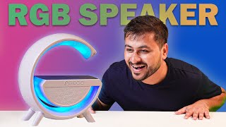 3 In 1 RGB Bluetooth Speaker With 15W Wireless Charger  Under 1500 INR  Unboxing and Review 🔥 [upl. by Eatnad]