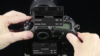 Nikon D850 Exposure Bracketing Setup Tutorial [upl. by Anehs]