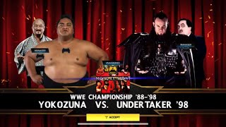 Yokozuna Vs The Undertaker wwf 2k23 [upl. by Lucias778]