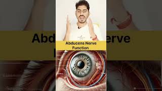 Abducens Nerve in Hindi And Function biology humanbody quiz anatomy [upl. by Eimyaj]