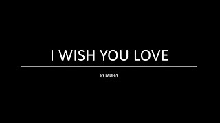 I WISH YOU LOVE Backing Track  Laufey Version [upl. by Koh]