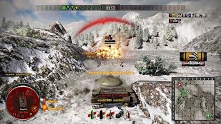 Lets Play  World of Tanks  T54 im Gefecht  Bergpass PS4 [upl. by Hummel285]