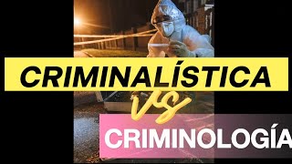 Diferencias entre CRIMINALÍSTICA y CRIMINOLOGÍA en 2x 🕵🏻 [upl. by Mattie]