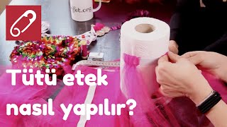 Tütü etek nasıl yapılır  10marifet [upl. by Coulson]