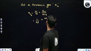 If \224 \mathrmml\ of a triatomic gas has a mass of \1 \mathrmg\ at \273 \mathrmK\ [upl. by Cord44]