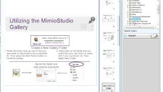 Using the MimioStudio Gallery [upl. by Fairleigh]