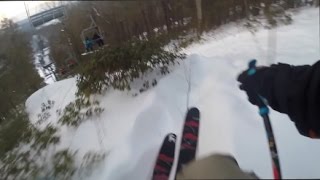 CRAZY SKIER ESCAPES SKI PATROL [upl. by Schurman961]