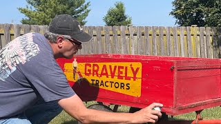 Gravely Wooden Riding Cart Preservation Episode 2 [upl. by Renner524]