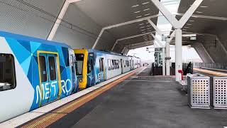 X’trapolis Citybound train leaving Mernda Station [upl. by Analle]