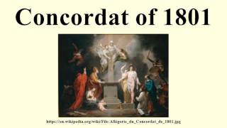 Concordat of 1801 [upl. by Nannaihr]