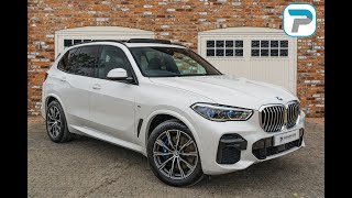 202222 BMW X5 XDRIVE 30D M SPORT MHEV IN MINERAL WHITE METALLIC WITH BLACK LEATHER INTERIOR [upl. by Chandal28]