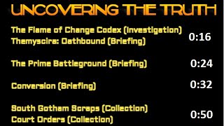 DCUO Uncovering the Truth Feat Guide with Maps [upl. by Ylim]