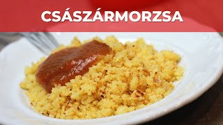 Császármorzsa videó recept [upl. by Karlan]