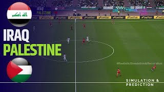 العراق ضد فلسطين  تصفيات آسيا لكأس العالم 2026  محاكاة كرة القدم الإلكترونية [upl. by Hump806]